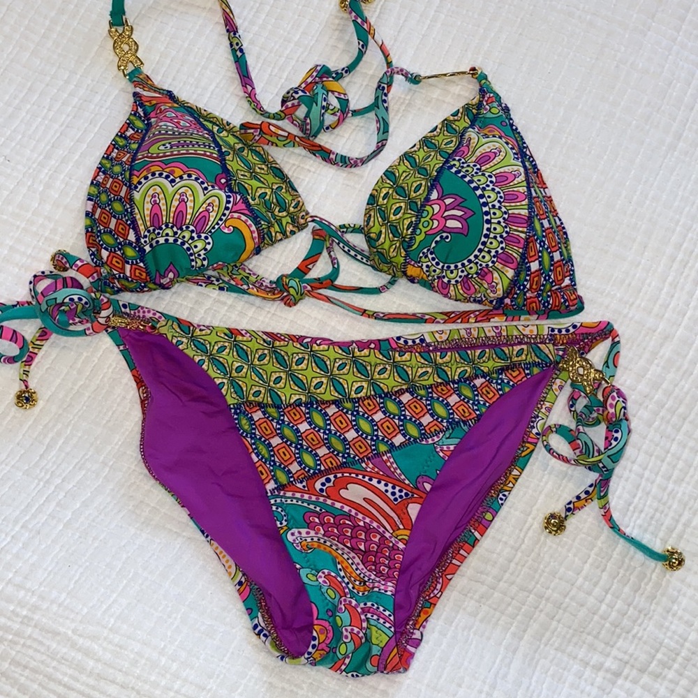 SOLD/Sexy Trina Turk string bikini❤️ - Picture 1 of 9